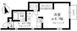 グリーンコートの物件間取画像